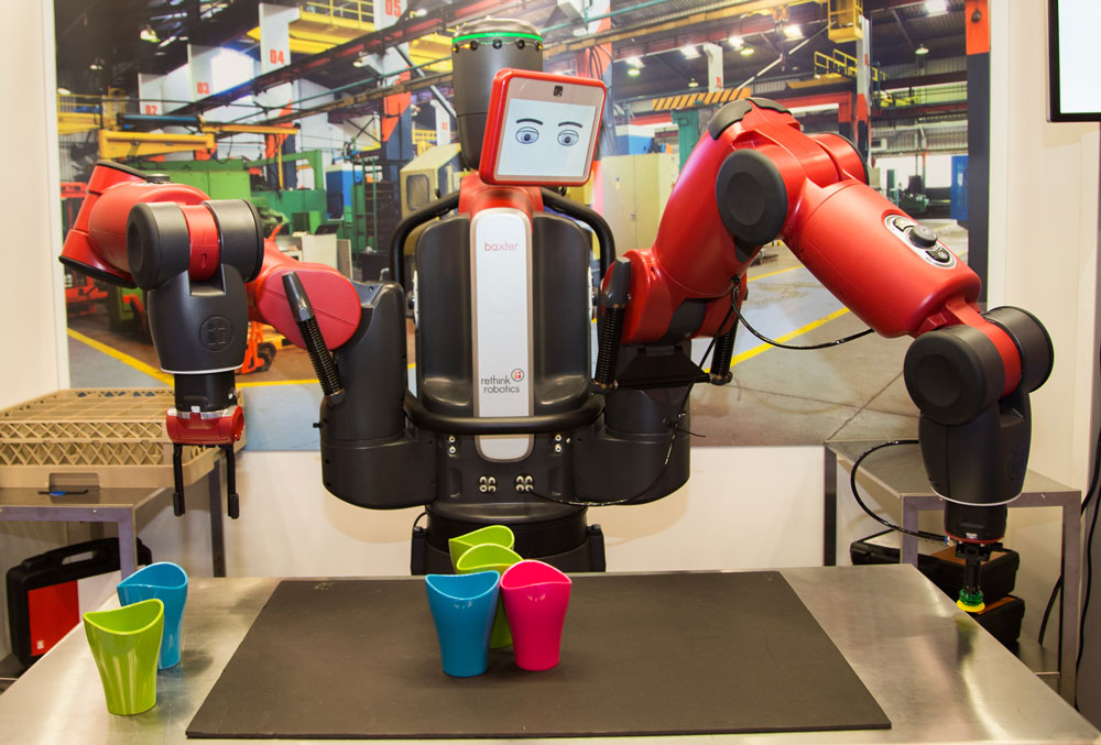 ربات باکستر در کارخانجات