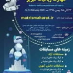 پوستر مسابقات مهارت رباتیک تبریز