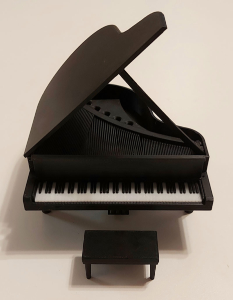 فایل سه بعدی ماکت پیانو